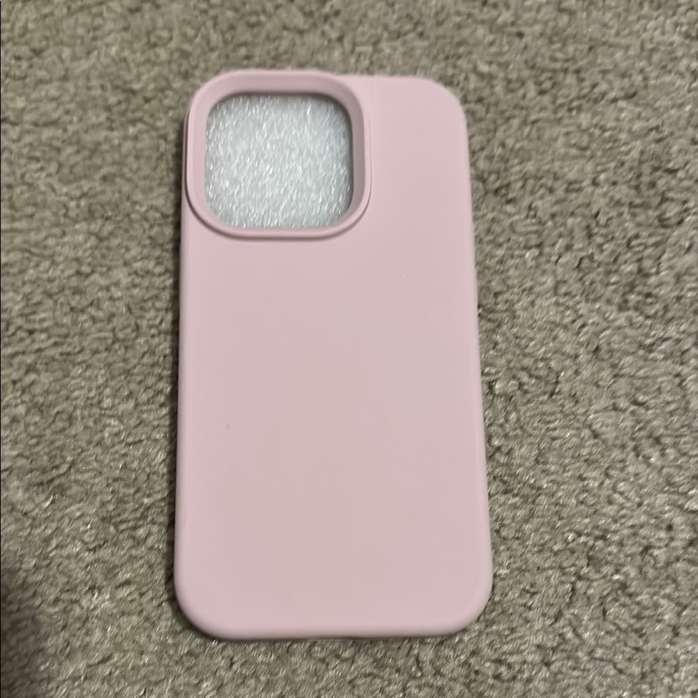 IPhone 14/ 14 pro pink Silicone Case